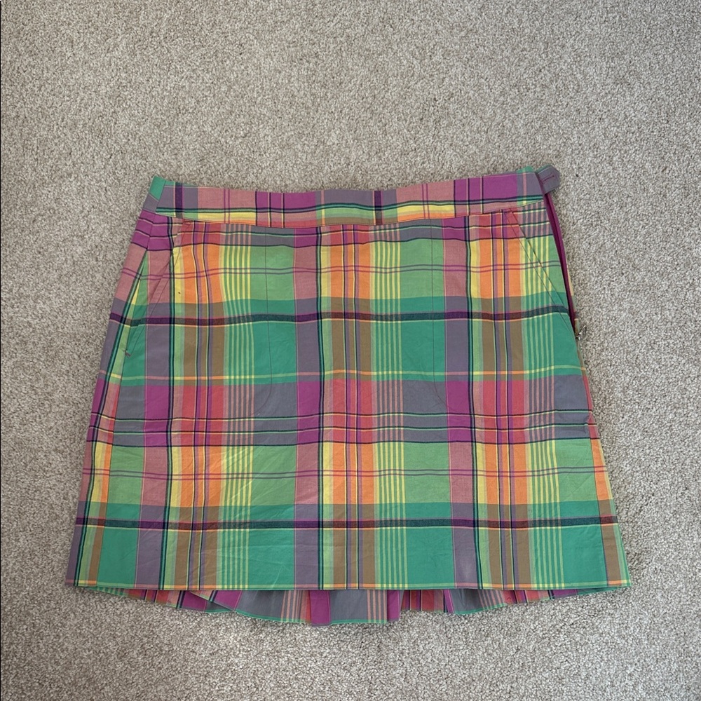 Polo Golf Plaid Multicolor Women's Skort